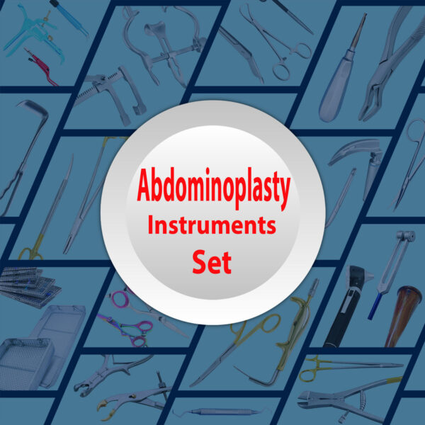 81 Pieces Abdominoplasty Surgical Instrument Set