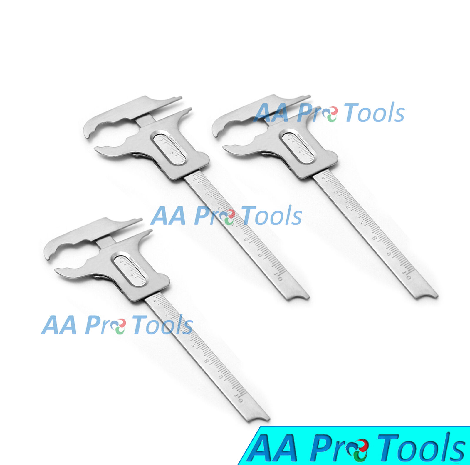 AA-Pro-3-Pieces-Boley-Gauge-Caliper-Measuring-Dental-Lab-Instruments-252792717612