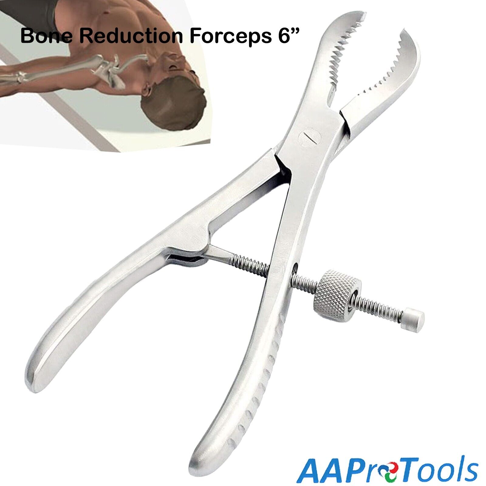 AAPRO-2-PC-Bone-Reduction-Forceps-6-Surgical-Orthopedic-INSTRUMENTS-256094456692-4