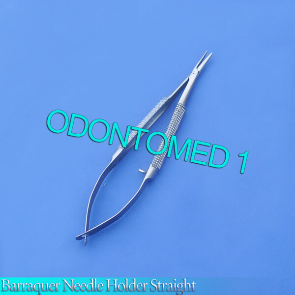 BARRAQUER NEEDLE HOLDER SMOOTH JAWS 4" STR WITHOUT LOCK