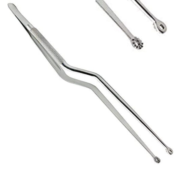 Bayonet Tumor Grasping Forceps 23 cm OR Grade German Steel Instrument