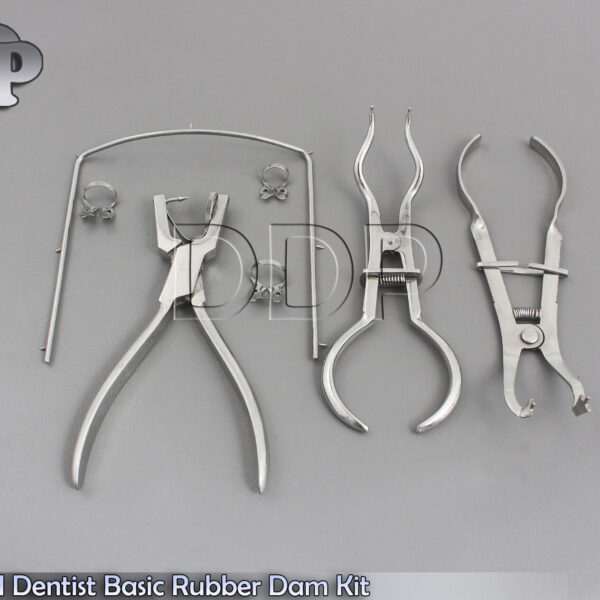 Dental Dentist Basic Rubber Dam Kit Dental Surgical Instruments Set DN-445
