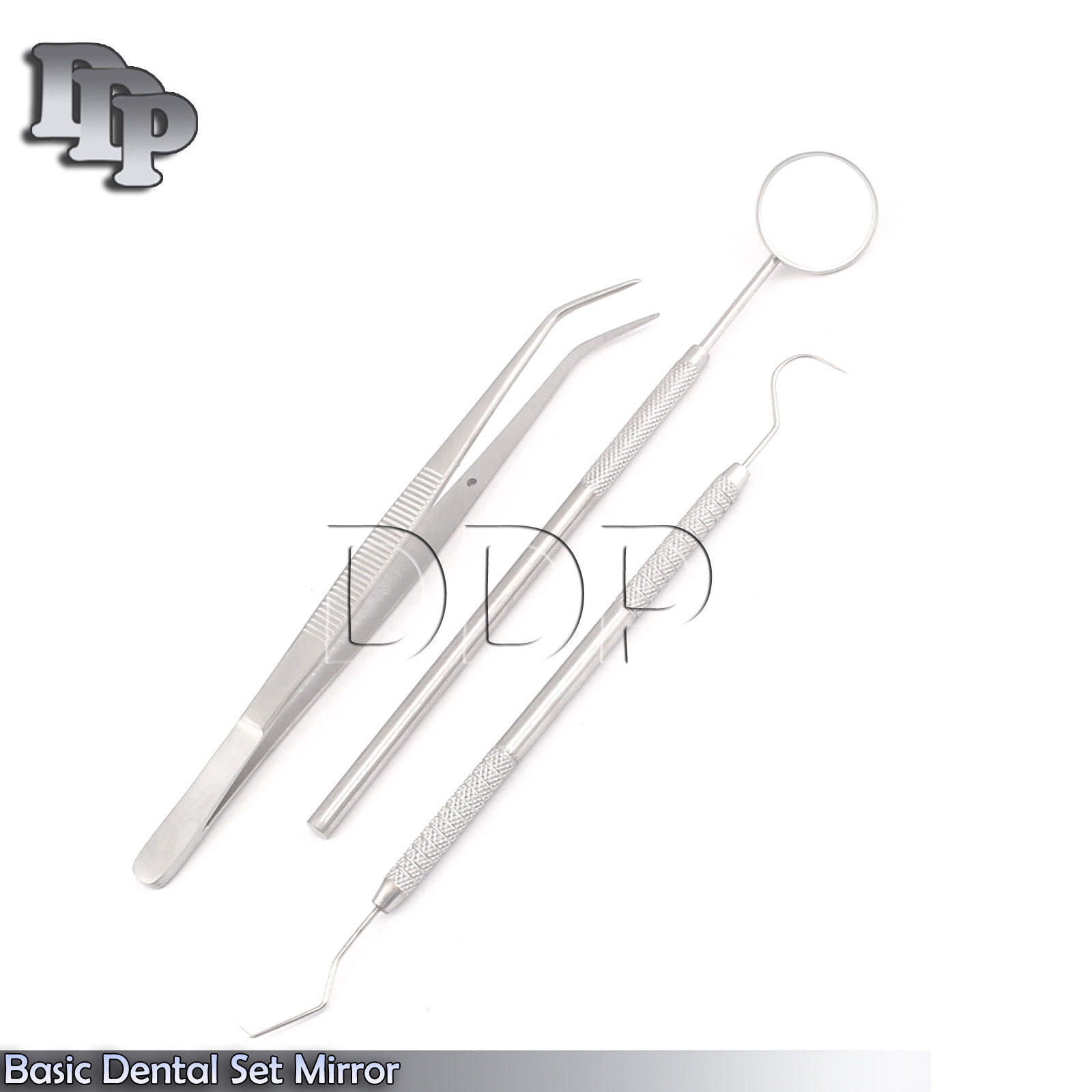 Dental-Hygiene-Kit-Explorer-2317A-Mouth-Mirror-Handle-London-College-Tweezer-372207822682