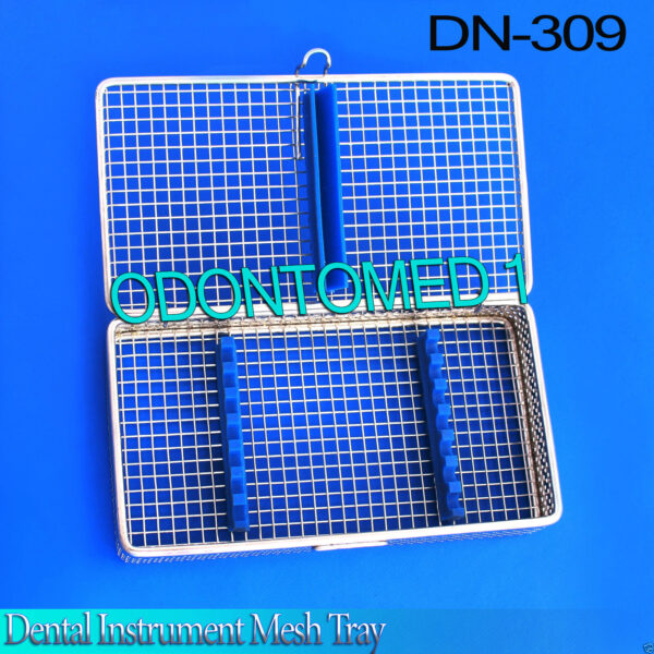 Dental Instrument Sterilization Cassette for 7pcs Stainless Mesh Tray DN-309