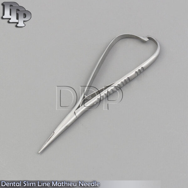 Dental Mathieu Needle Holder Forceps Slim Line Narrow Ligature Plier DN-2257