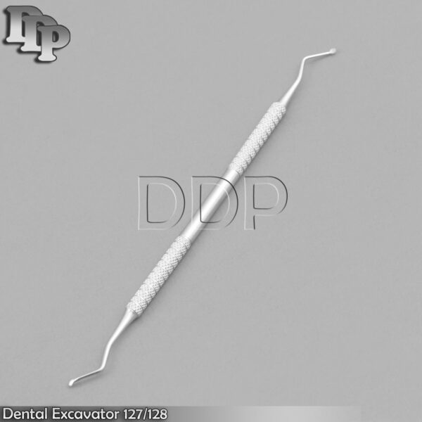 Dental Spoon Shape Excavator 127/128 Restorative Cavity Carious Removal Curettes