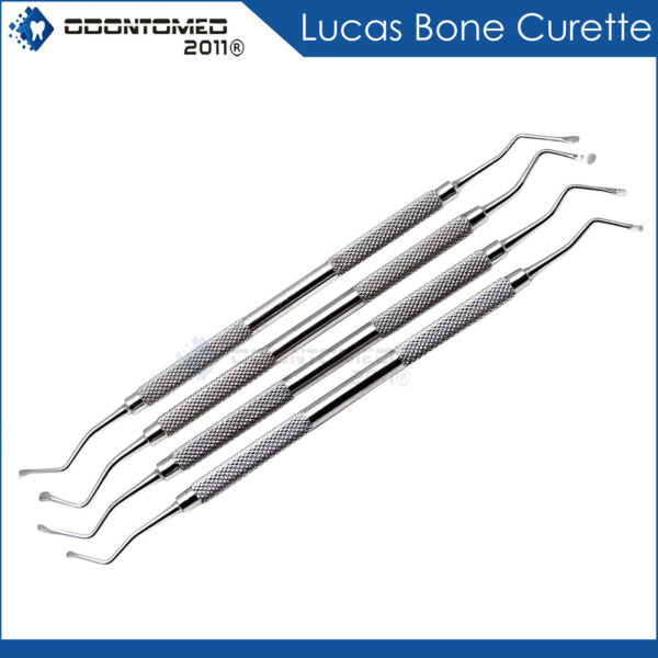 Dental Surgical Lucas Curettes 85, 86, 87, 88 Double Ended Steel New Instruments