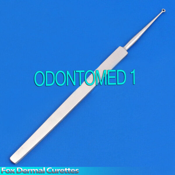 ENT Dermatology Fox Dermal Curettes 2mm Surgical MedicaI 5.5" New Instruments