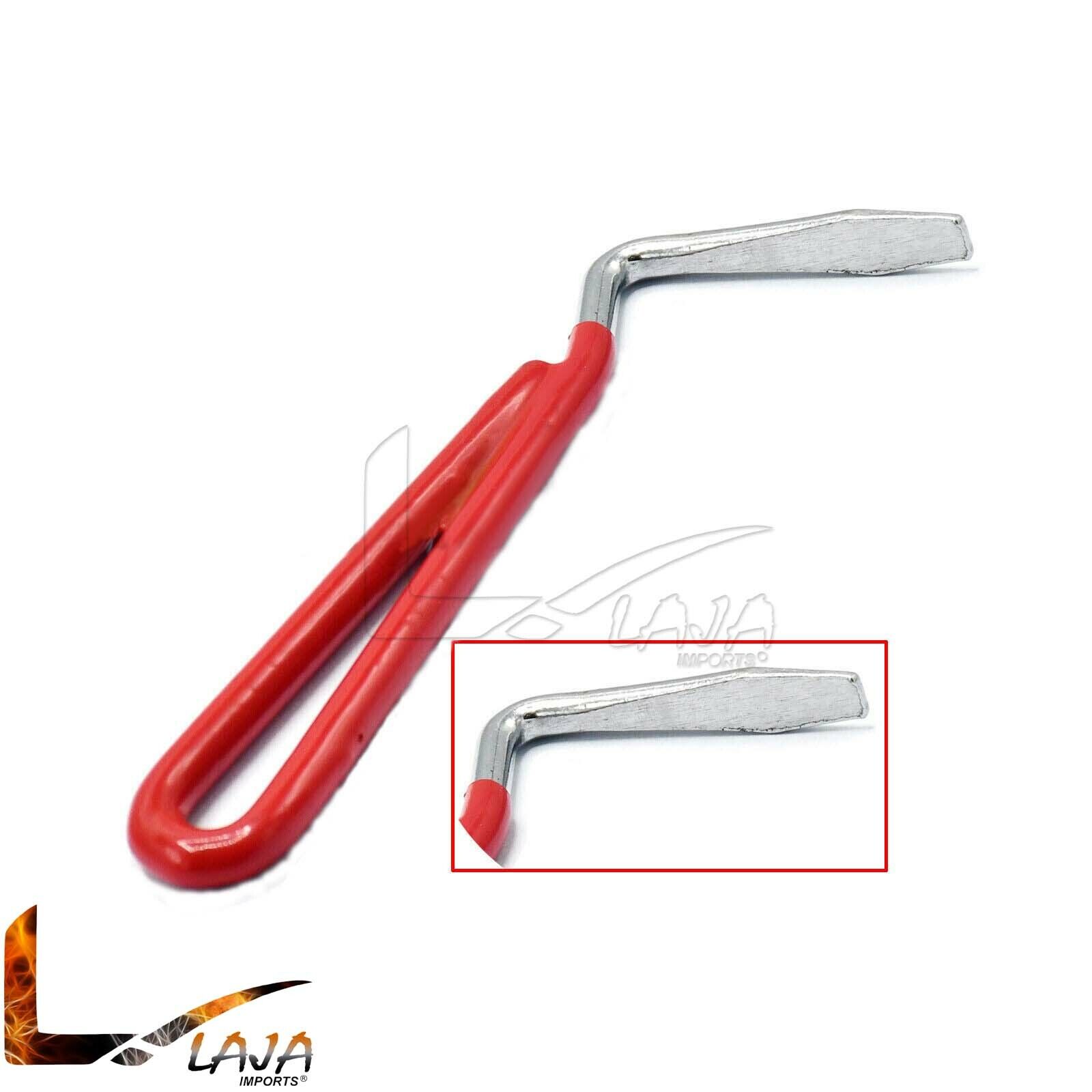 Farrier-Tool-Hoof-Pick-Red-Rubber-Handle-Stainless-Steel-Livestock-Supplies-274215419182