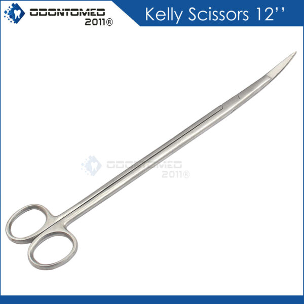Fish Aquarium Cleaner Kelly Scissors Curved 12" Long Handle Sharp/Sharp New