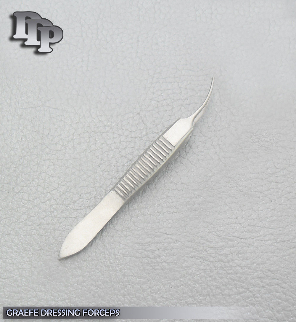 Graefe-Forceps-Dressing-Opthalmic-Surgical-Instrument-Serrated-CURVED-3-111432968622-2