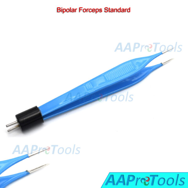 Jeweler NEW American Bipolar Forceps 12cm length 0.5mm Tip Reusable Best EL-021