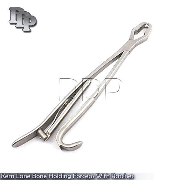 KERN Bone Holding Forceps 9" with Ratchet, Orthopedic