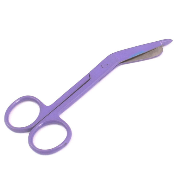 Lister Bandage Scissors 5.5" Purple Color Stainless Steel