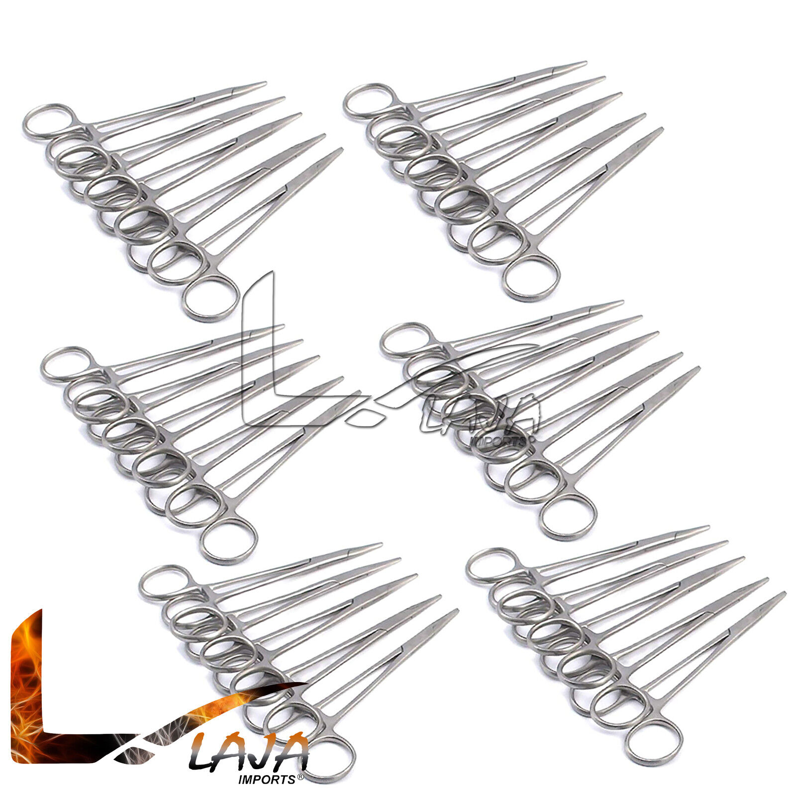 Lot-Of-500-Pcs-Straight-Forcep-5-Fly-Fishing-Locking-Mosquito-Hemostat-Forceps-275497119052