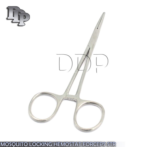 Mosquito Locking Hemostat Forceps 4.5" Straight Surgical Instruments