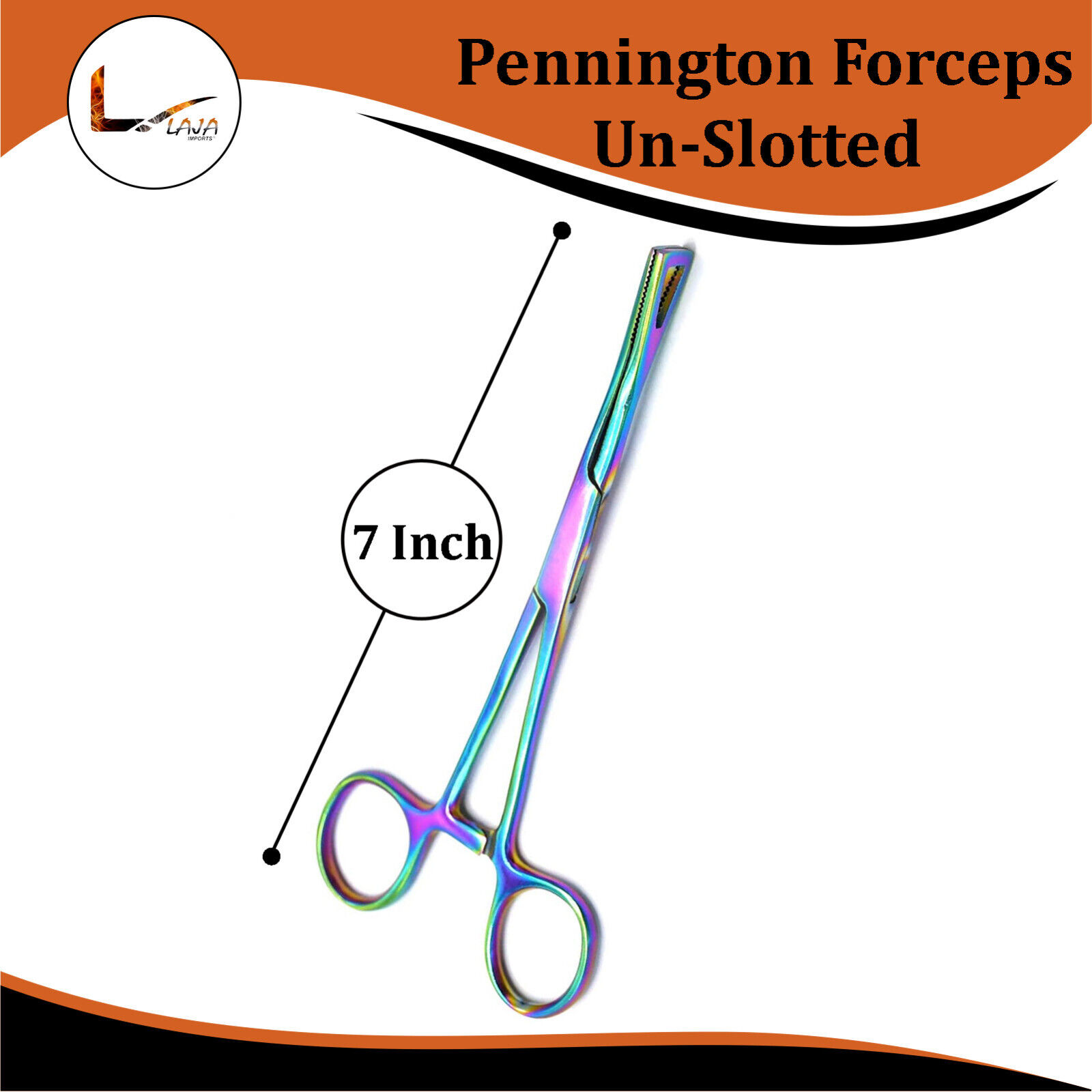 New-7-Pennington-Forceps-Multi-Color-Standard-Piercing-Clamp-Tools-274835185132-2
