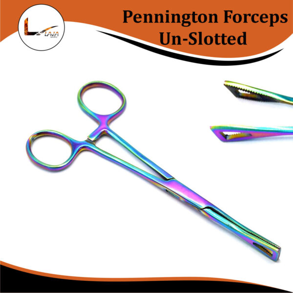 New 7" Pennington Forceps Multi-Color Standard Piercing Clamp Tools