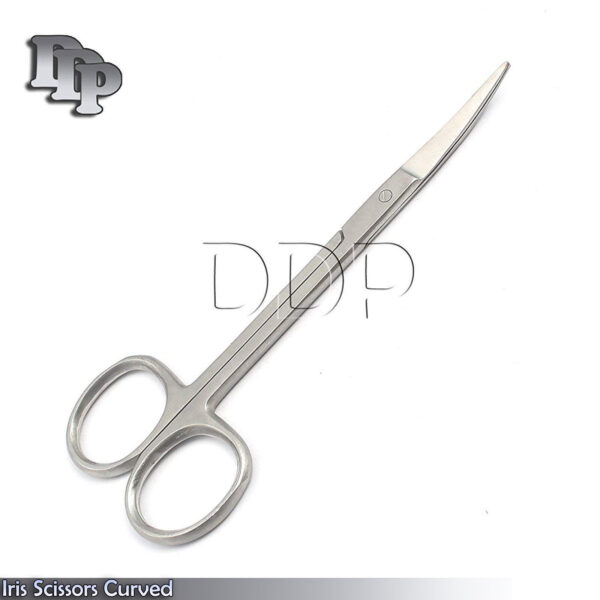 Nose Hair Scissors Mustache Scissor Trimming Body Piercing Surgical Iris Bended
