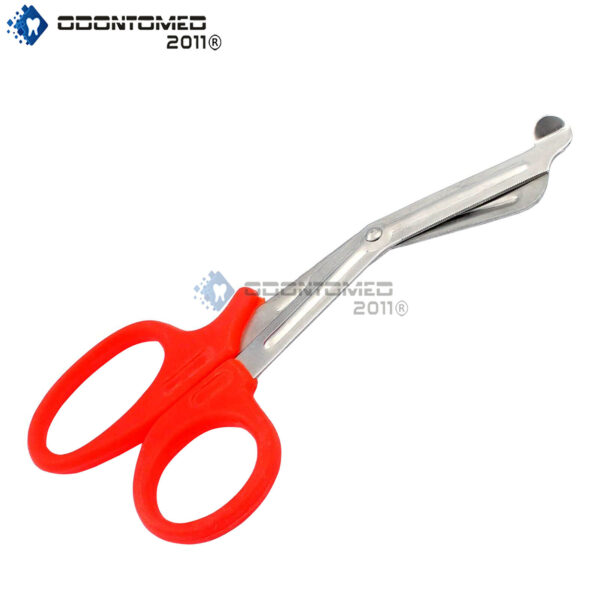 Orange Utility Scissors 5.5" Multi-Purpose DIY EMS EMT Universal Shears Tools