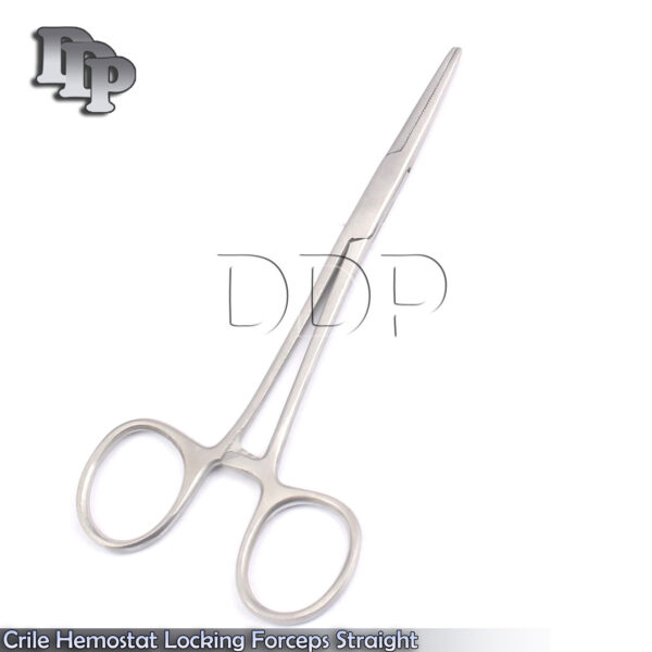 Rankin Crile Hemostat Locking Forceps Straight Tip 8"