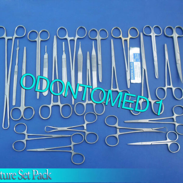 SUTURE KIT, SUTURE SET,SUTURE PACK, VETERINARY 45 PCS SURGICAL INSTRUMENTS