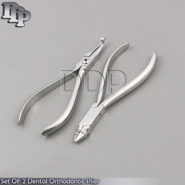 Set OF 2 Dental Orthodontic Young Loop Forming Wire Bending How Plier Lab Tools