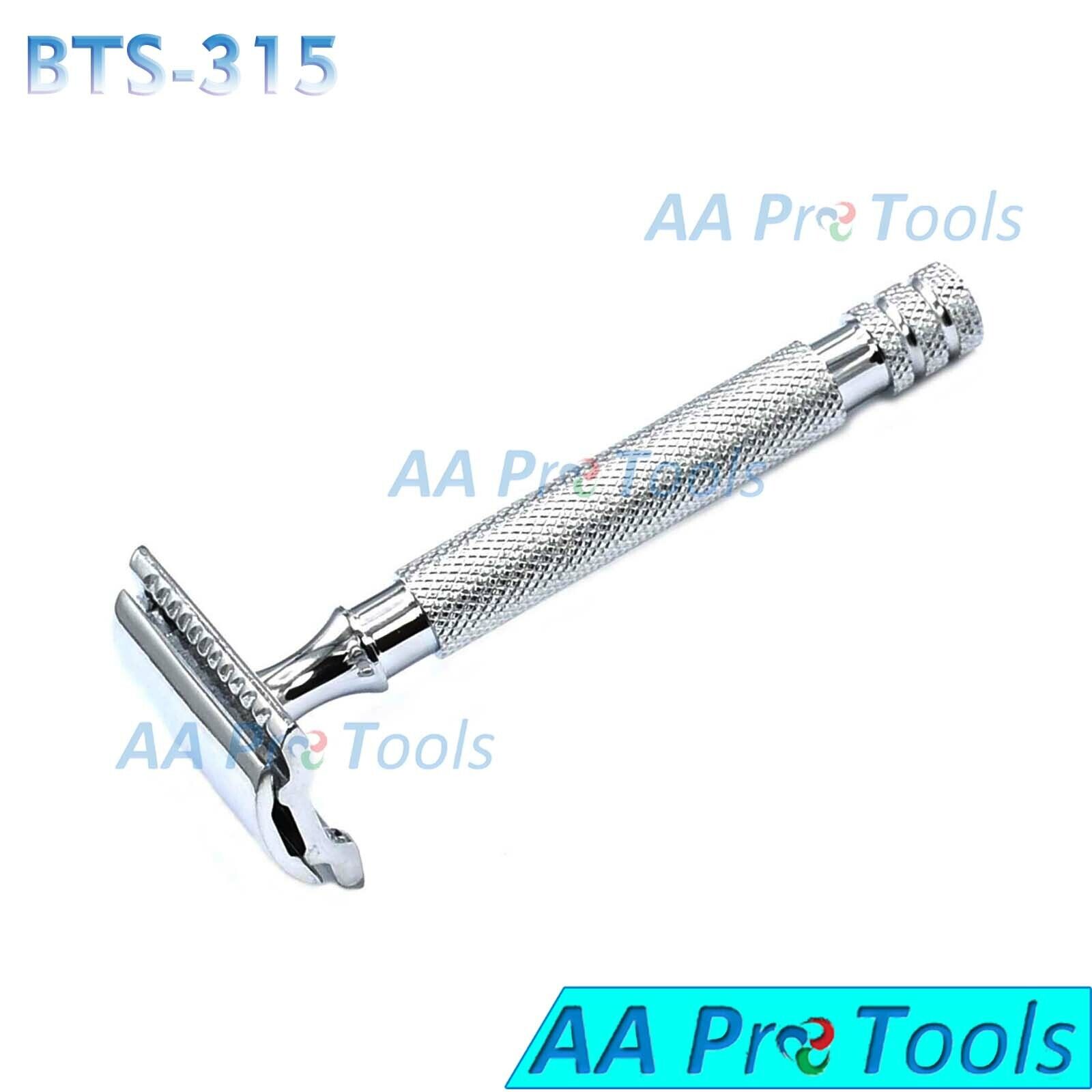 Stainless-Steel-Safety-Razor-Silver-Manual-Shaving-Blades-Manual-Shaving-BTS-315-254502207082