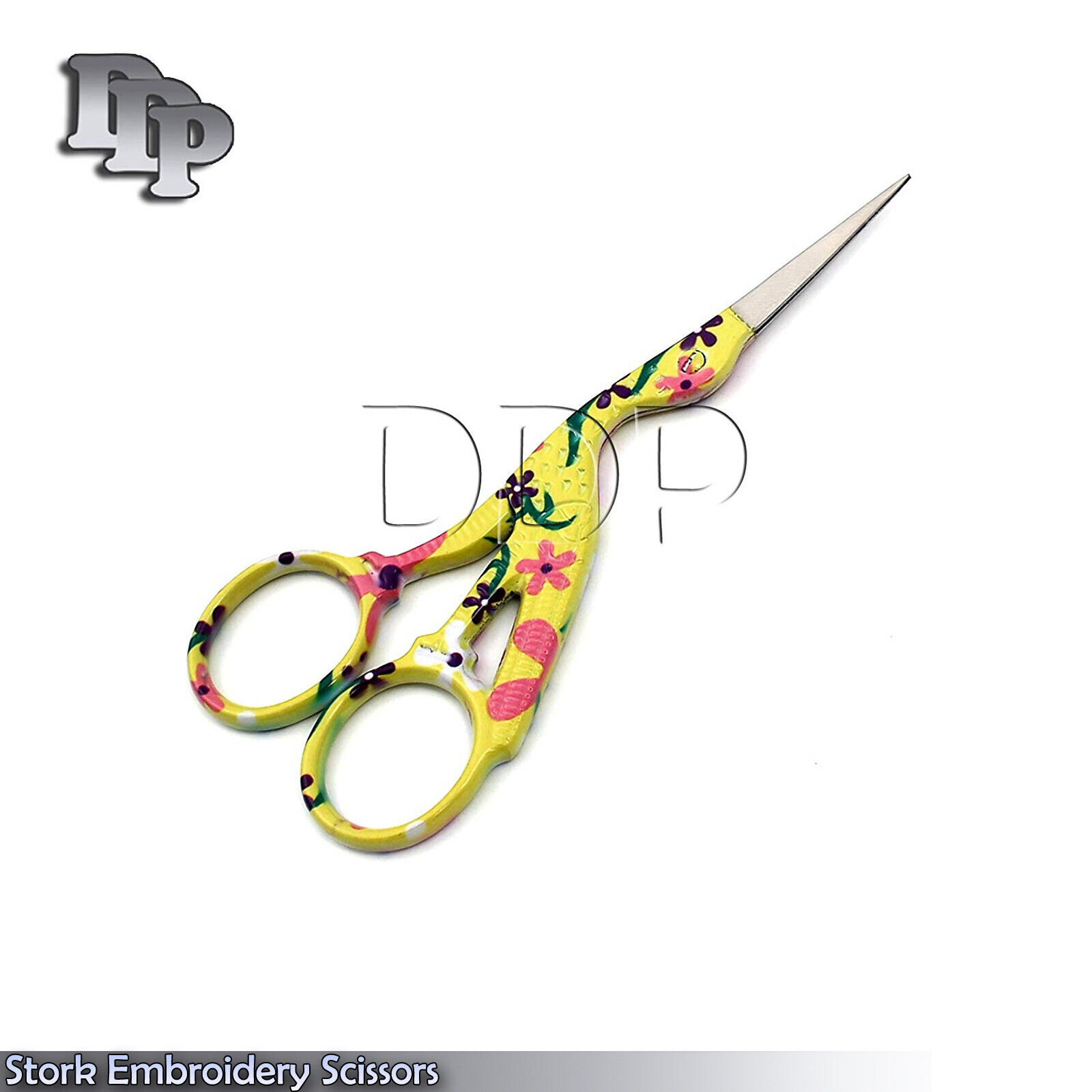 Stork-Embroidery-Scissors-Eyebrow-Sewing-Thin-Point-Edge-Color-Coded-BTS-158-122602754622