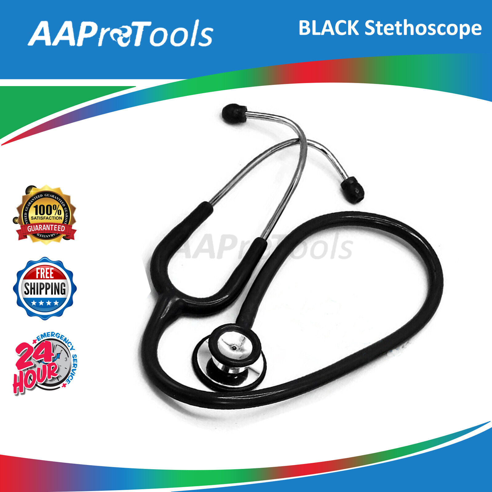 Variation-of-Pro-Medical-EMT-Dual-Head-Stethoscope-For-Doctor-Nurse-Vet-Student-Health-Care-255077265742-e0e0