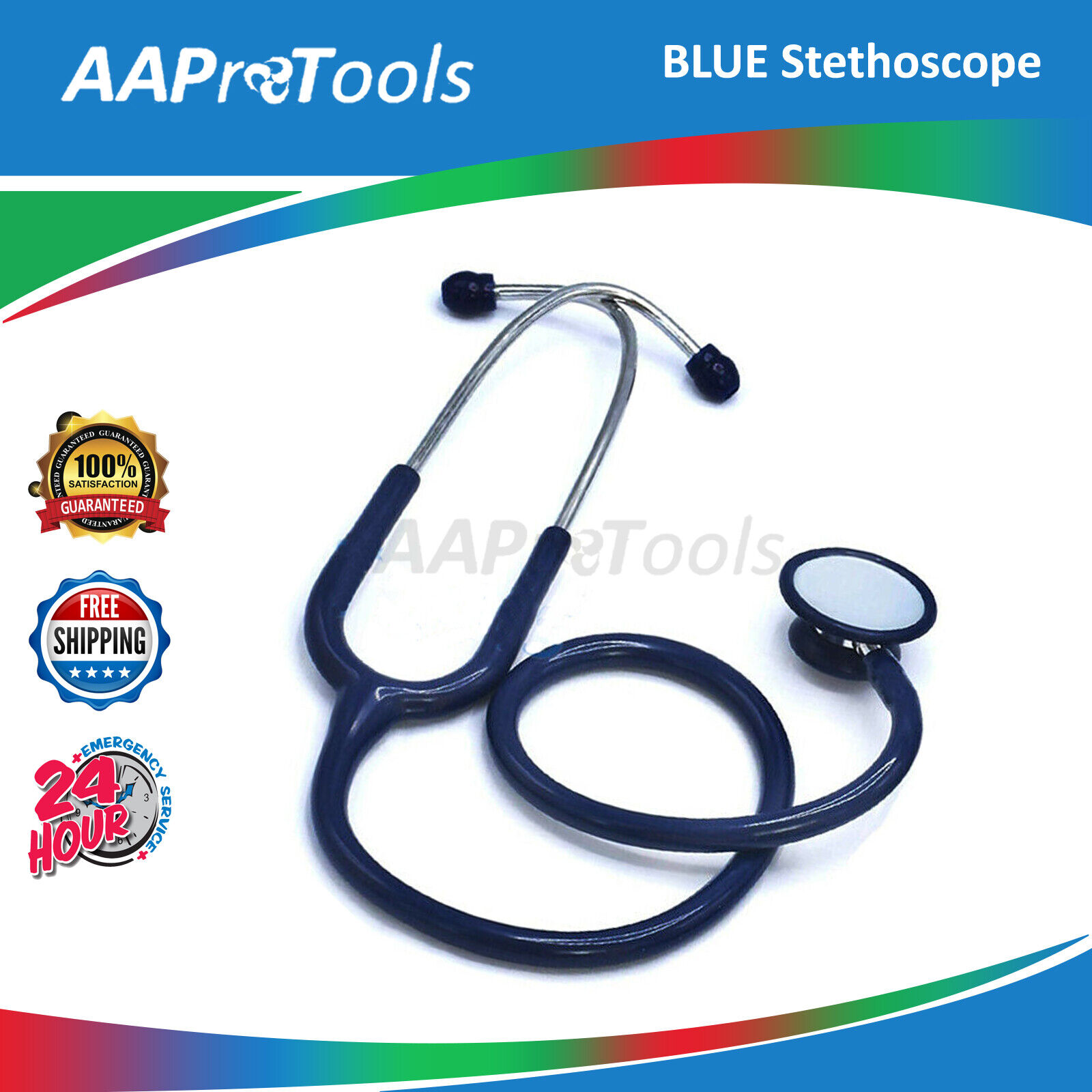 Variation-of-Pro-Medical-EMT-Dual-Head-Stethoscope-For-Doctor-Nurse-Vet-Student-Health-Care-255077265742-ed6b