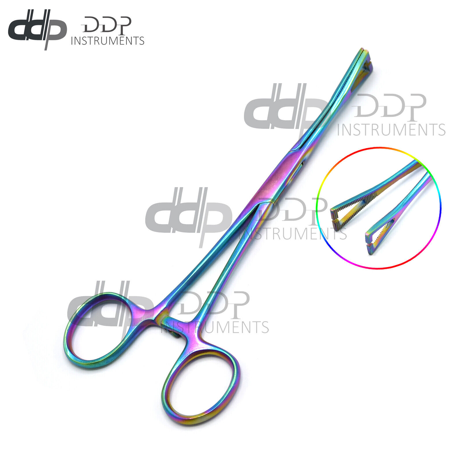 1-PC-PENNINGTON-FORCEPS-6-INCH-SLOTTED-MULTI-COLOR-BODY-PIERCING-INSTRUMENTS-123927030563