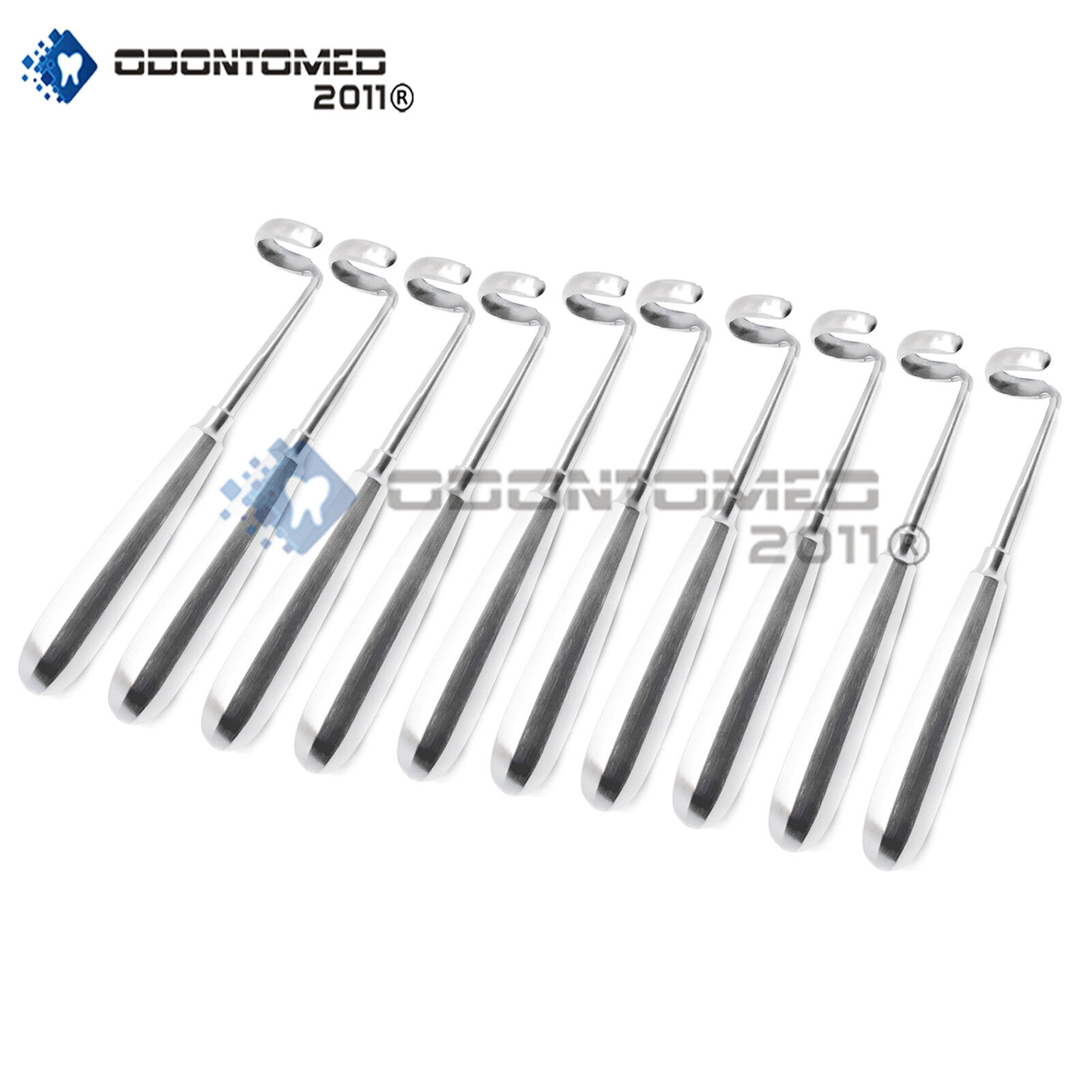 10-Doyen-Rib-Elevators-Left-7-Surgical-Curved-Blade-32cm-Instruments-134297294243