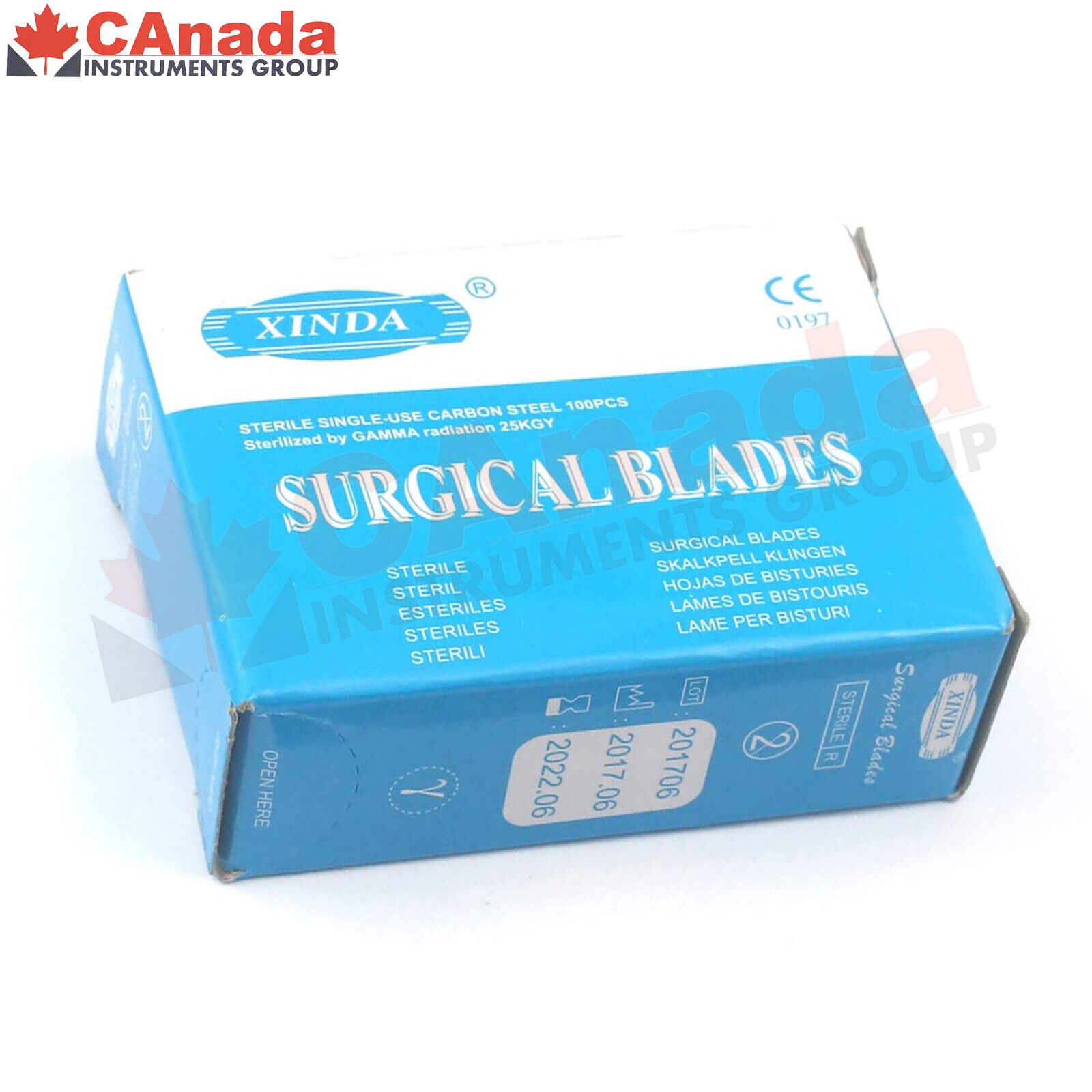 100 PCS Surgical Scalpel Blades 100 PCS Surgical Scalpel Blades