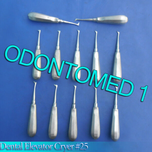 12 Dental Elevator Cryer # 25 Surgical Instruments
