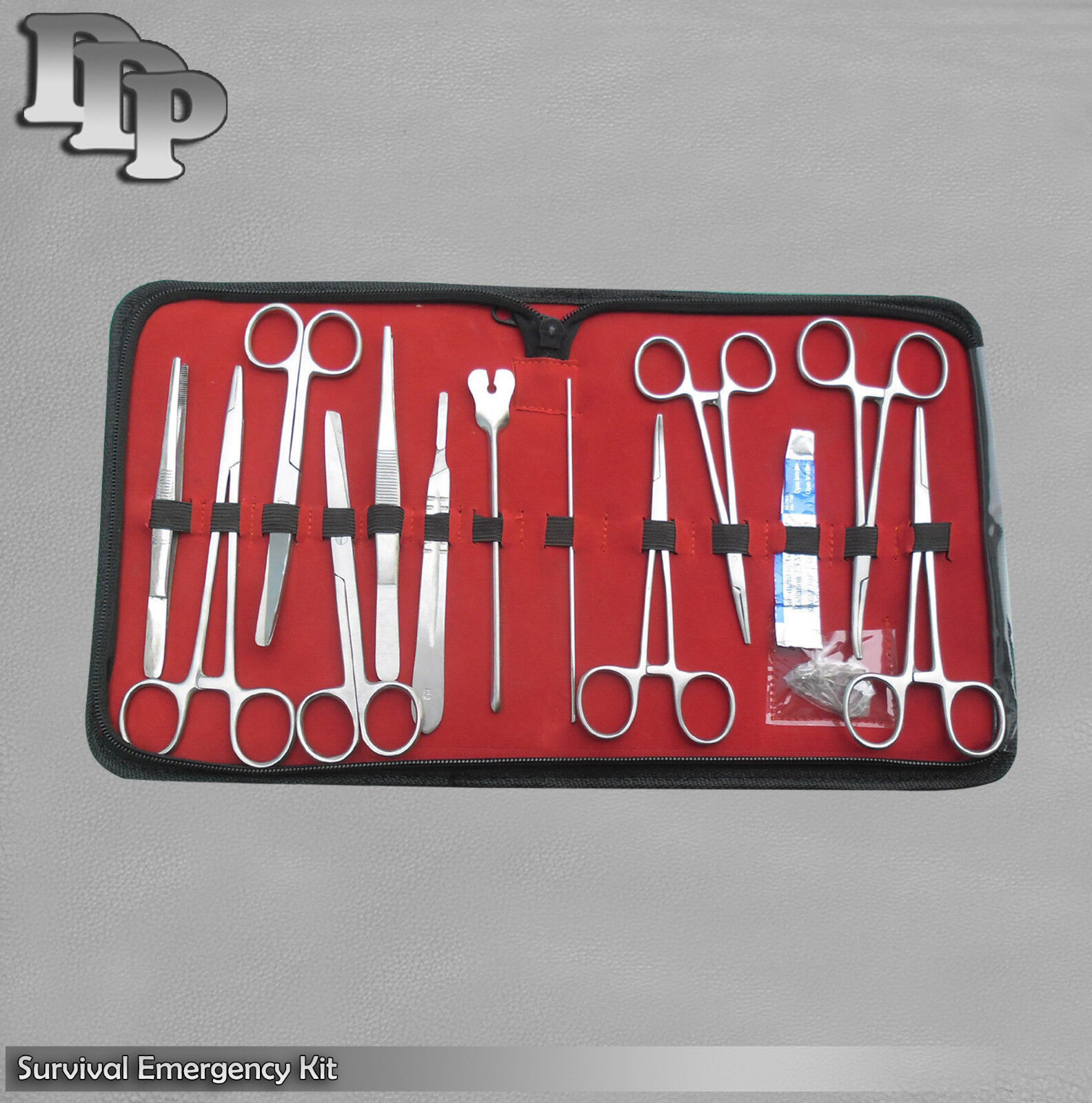12-Pc-Instrument-Surgical-Kit-Survival-Emergency-First-Aid-Military-Case-DS-1225-121591881393