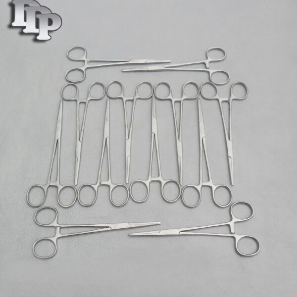 12 Pcs 3.5'' Hemostat ( Mosquito Forceps ) STRAIGHT STAINLESS STEEL
