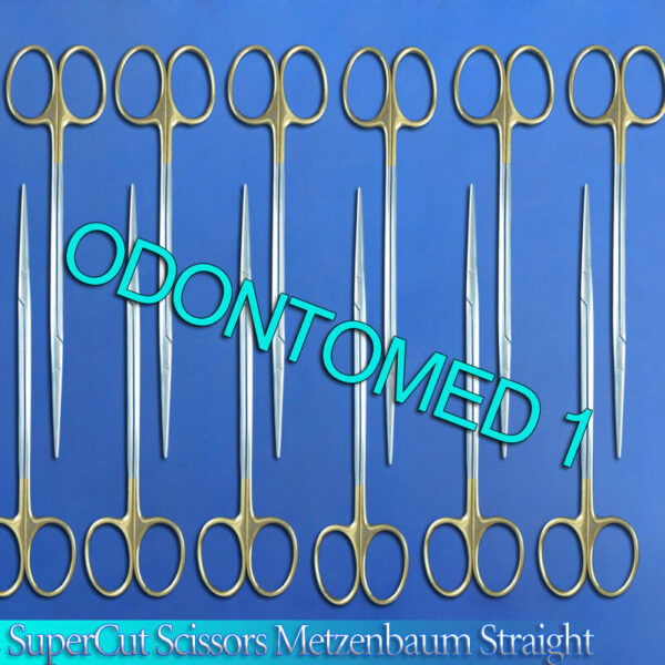 12 SuperCut Scissors Metzenbaum 7" Straight Surgical DENTAL  Instruments