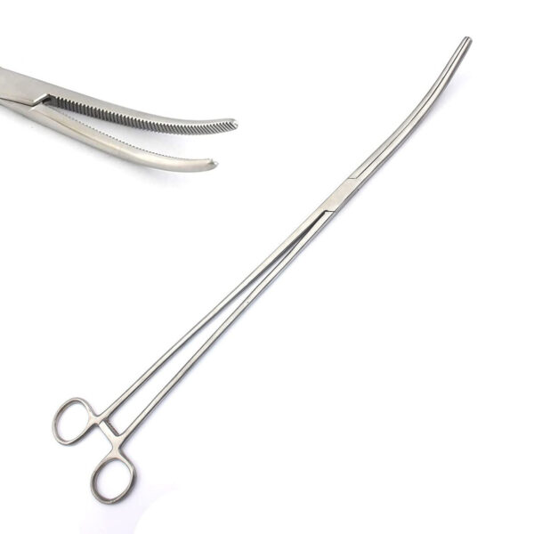 16" Curved Hemostat Forceps Locking Clamps Stainless Steel New