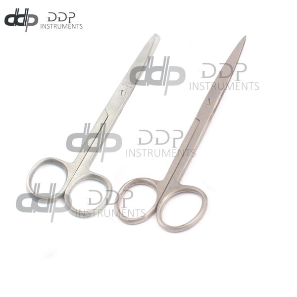 2 O.R Dressing OPERATING Scissors SHARP/SHARP & S/B 5.5" ROUND PATTERN SURGICAL