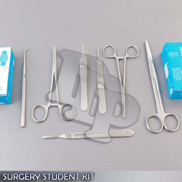 208 PC MINOR SURGERY STUDENT KIT VETERINARY SURGICAL DENTAL FORCEPS INSTRUMENTS