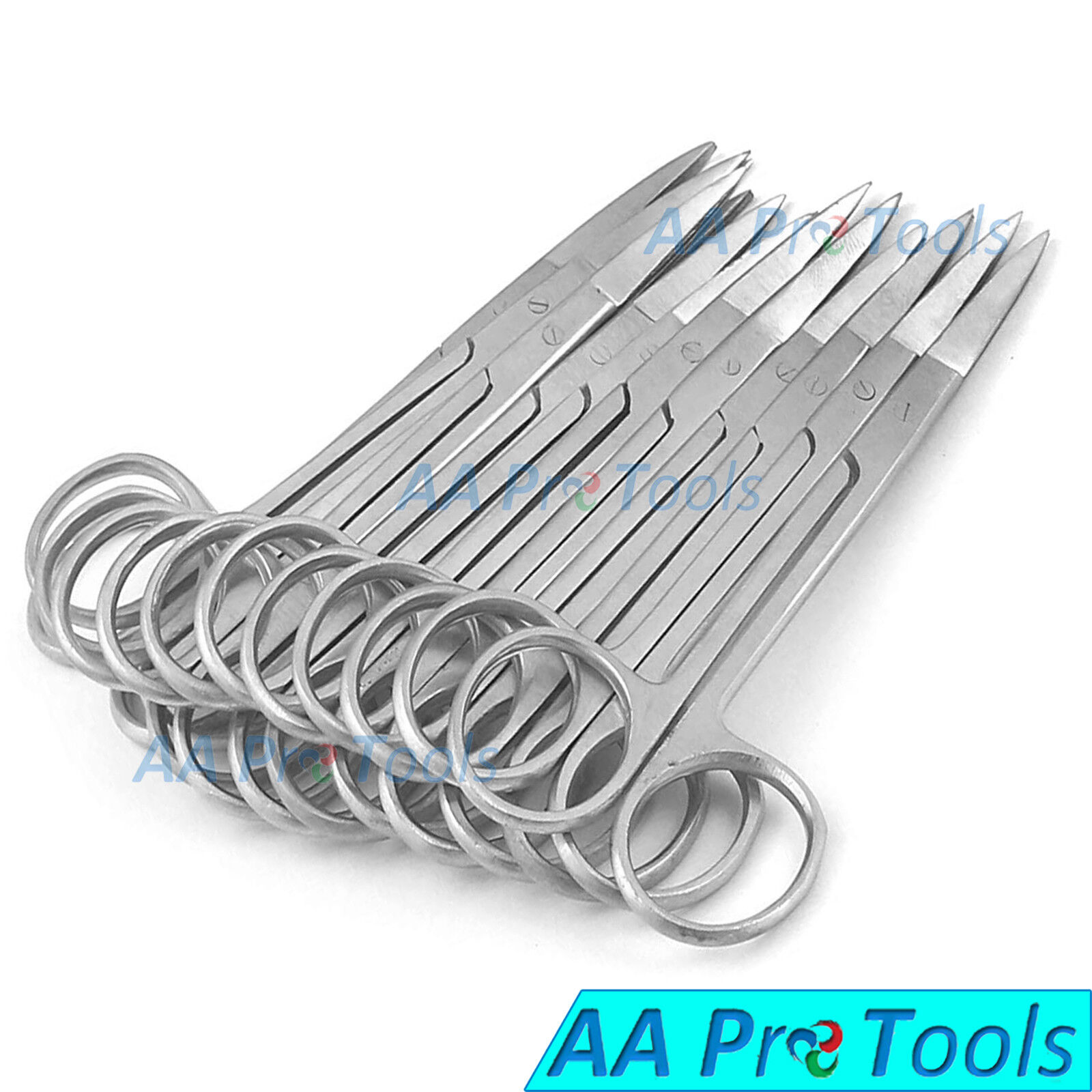 24-Iris-Scissors-Straight-Curved-45-Surgical-Dental-First-Aid-Instruments-254103554663-3