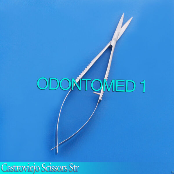 3 Castroviejo Scissors 7.5" Straight Surgical Dental Instrument