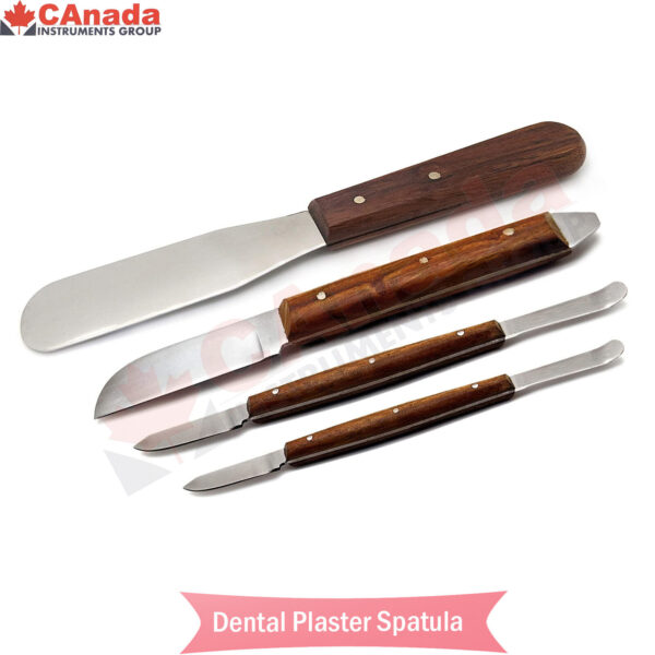 4Pcs Dental Laboratory Technician Tools Plaster Spatula Alginate Fahen Knifes