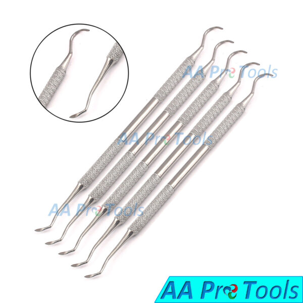 5 Dental Ligature Director Scaler Archwire Placing & Removing Plugger Double End