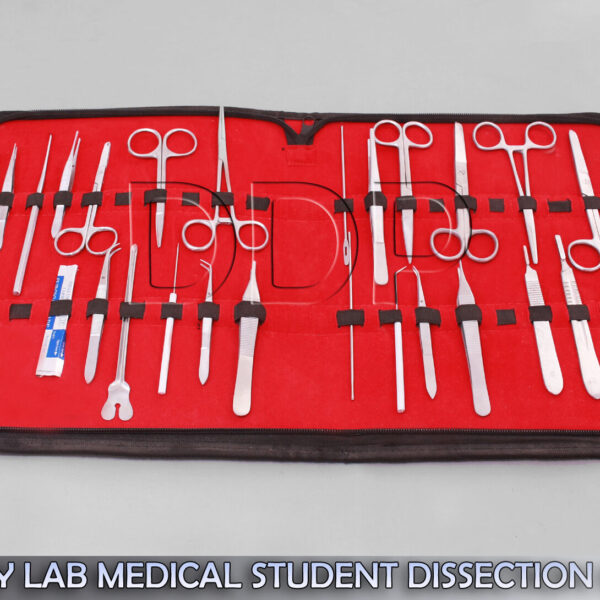 55 PCS BIOLOGY LAB ANATOMY MEDICAL STUDENT DISSECTION SURGERY INSTRUMENTS KIT