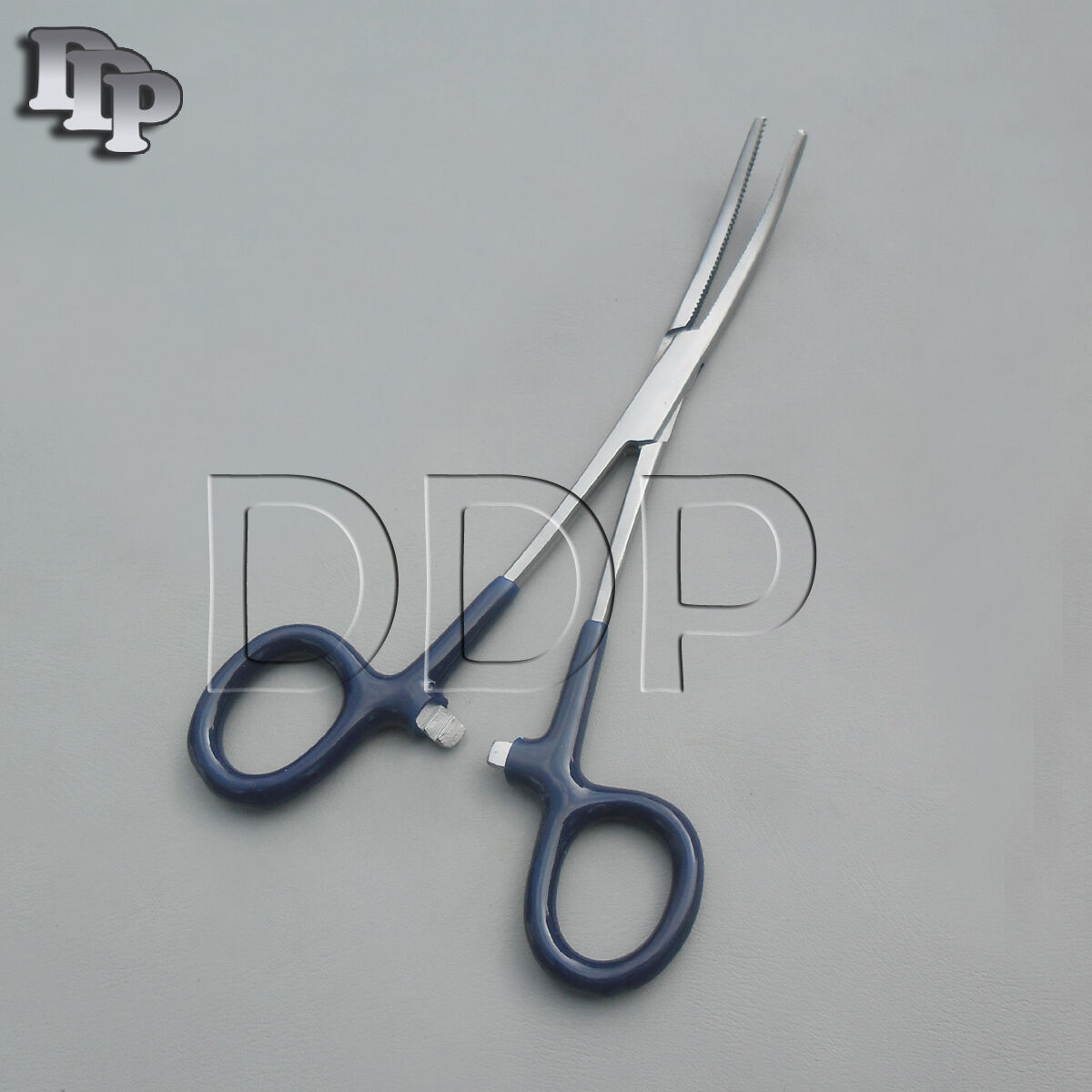 6-Hemostat-Pean-Forceps-Surgical-Instruments-Blue-Dep-Handle-55-Curved-371249373593-2