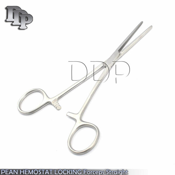 7.25" Pean Hemostat Locking Forceps Straight - Stainless Steel