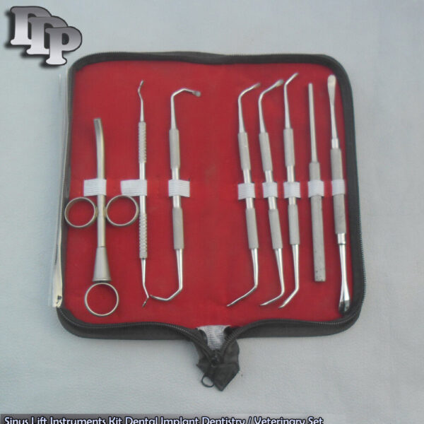 8 Pieces Sinus Lift Kit Dental Implant Dentistry Veterinary Instruments SN-702