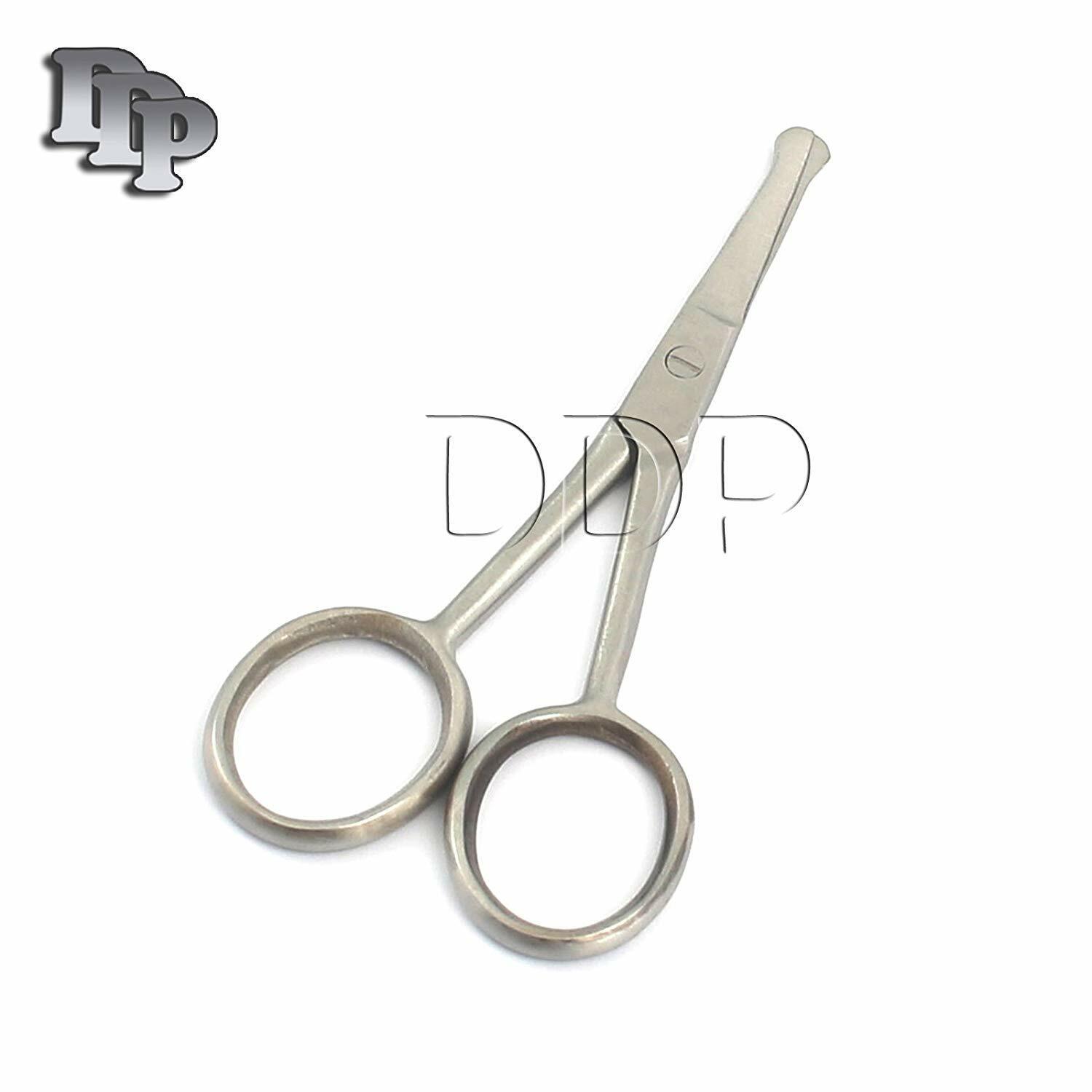 Ball-Nose-Safety-Dog-Grooming-Scissors-Ears-Eyes-Paws-Blunt-End-Cutting-372210629133